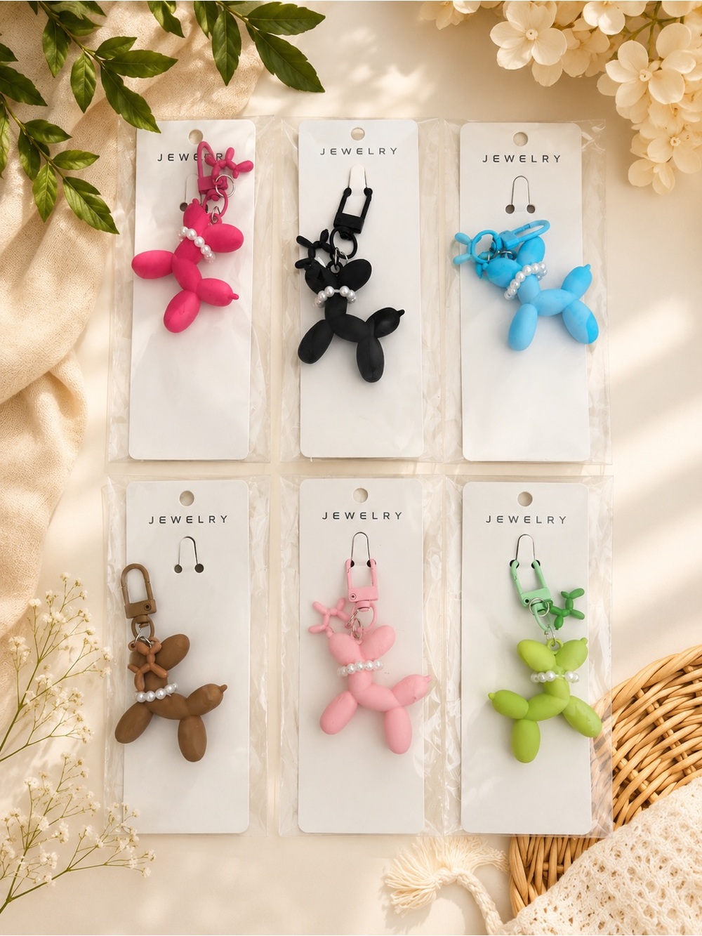 Ballon dogs set of 6